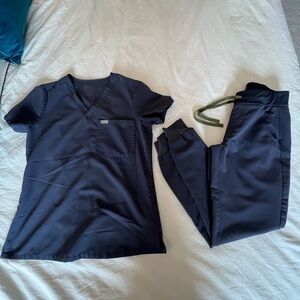 Figs Women’s Scrub Set XS Quiet Navy